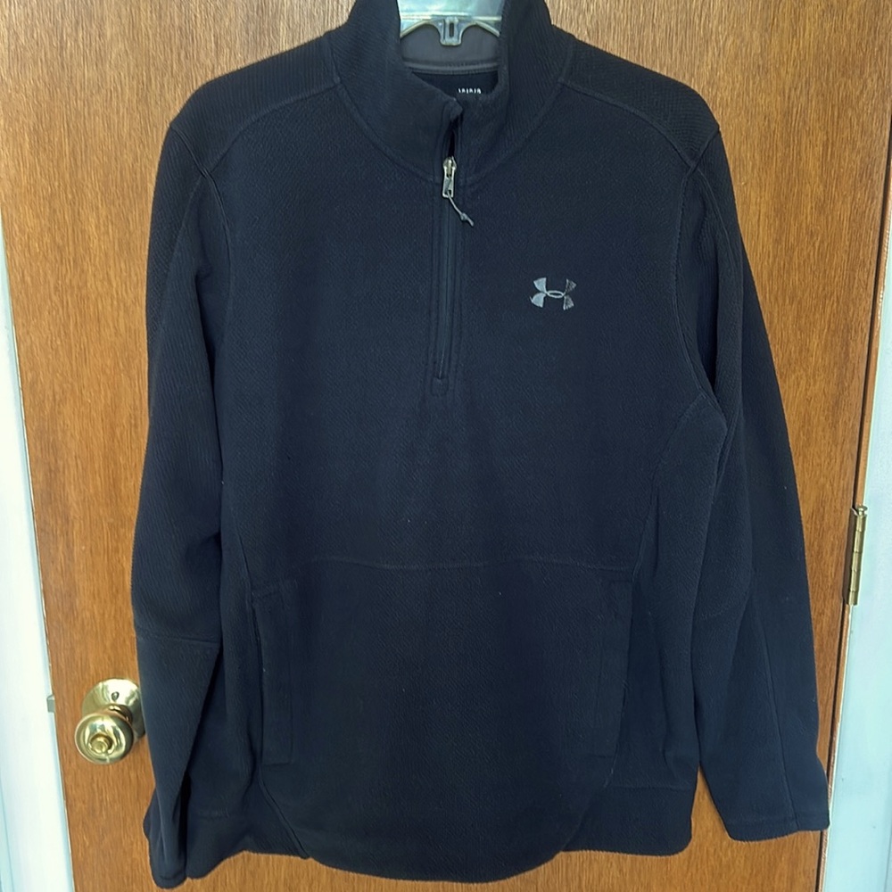 Men's Under Armour Quarter Zip ColdGear Pullover - L